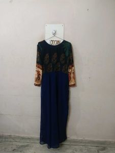 Elegant Printed Ethnic Gown