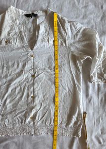 Elegant White Embroidered top