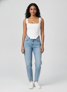 Chic White Corset Top