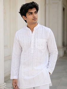 Men's White Kurta