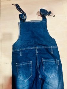 Women's Denim Overalls Jumpsuit