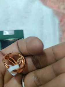 Rose Gold American Diamond Solitaire Ring