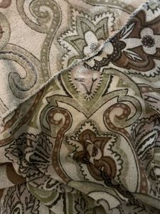Paisley Print Bell Sleeve Top