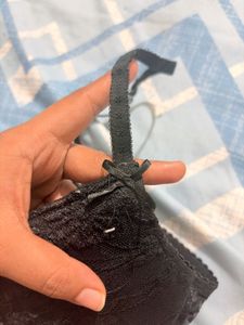Elegant Black Lace Bra