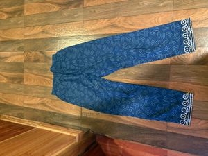 Beautiful Blue Printed Kurta Set with Dupatta