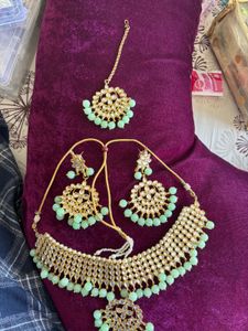 Mint Kundan Choker