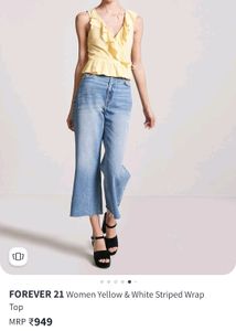 Yellow Striped Top