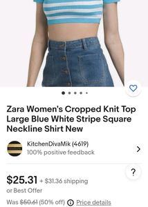 ZARA KNIT TOP