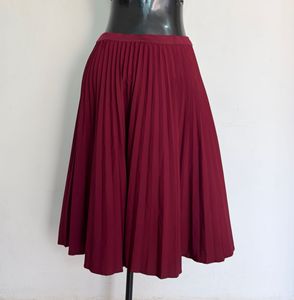 Women's Pleated Midi Skirt