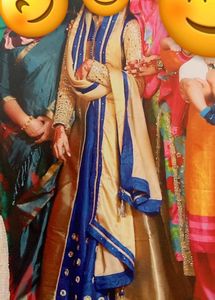 4 pieces Elegant Ethnic Gown with Dupatta