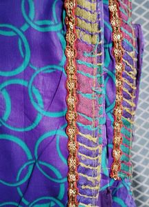 Elegant Purple Floral Saree