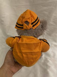 Cute Teddy Bear with Orange Outfit