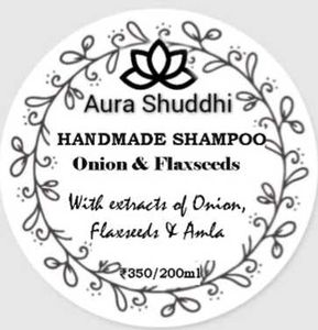 Handcrafted Onion & Flaxseeds Shampoo