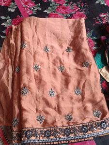 Embroidered Silk Saree