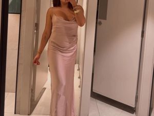 Elegant Satin Slip Dress from zara