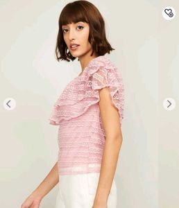 Off shoulder Lace Top