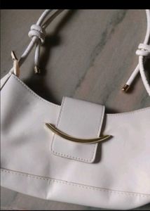 Stylish Cream Hobo Bag