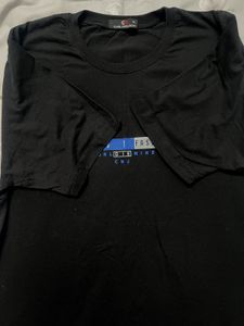 Black Graphic Print T-Shirt