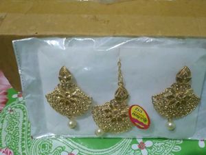 Earrings and Maang Tikka Set (Combo )