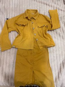 Mustard Yellow Co-ord Set