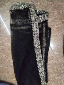Elegant Black Kurta Set with Dupatta