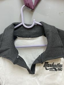 Manhattan 1980 Crop Polo Shirt