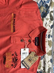 Brand New US Polo Orange T-shirt