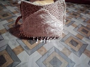 Elegant White Lace Shoulder Bag
