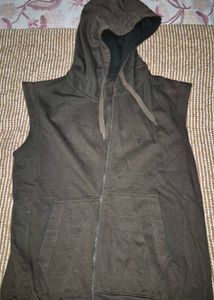 Brown half Hoodie jacket for boys and men