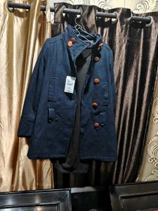 Stylish winter navy blue 🔵 coat and dress free