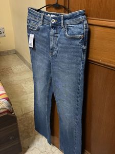 Zara Blue bootcut Denim Jeans