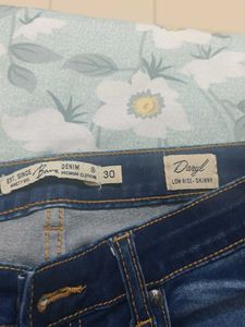 Blue Denim Capris