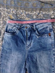 Blue Denim Bootcut Jeans for Girls