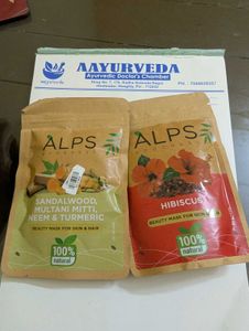 ALPS Goodness Beauty Masks (Sandalwood & Hibiscus)