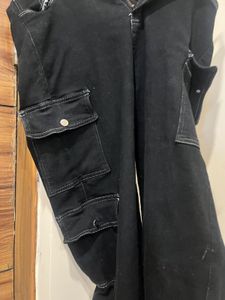Stylish Black Cargo Pants