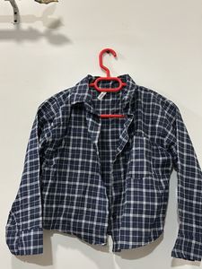 Classic Navy Checkered Shirt