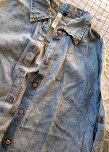Women's Blue Denim Shirt