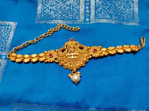 Gold Plated Traditional Bajubandh(worn on upper ar