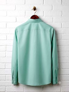 👔Men's Mint Green Casual Shirt
