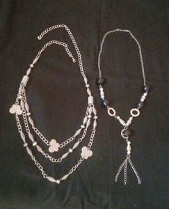 New Fancy Metallic Belt &amp; Long Neckpiece Set