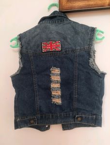 Denim Half Jacket