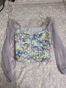 Casual top (light Purple)