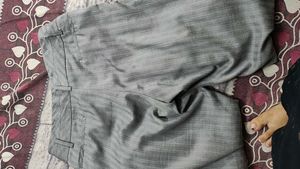 Classic Grey Pinstripe Trousers