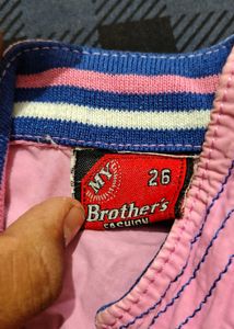 Pink Bomber Style Vest Jacket
