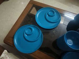 Complete Blue Dinnerware Set  Gugam brand