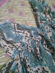 Stylish Snake Print Maxi Dress