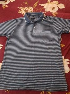 Men's Striped Polo T-Shirt