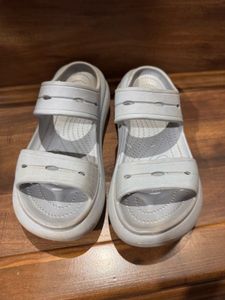 Stylish Grey Platform Sandals