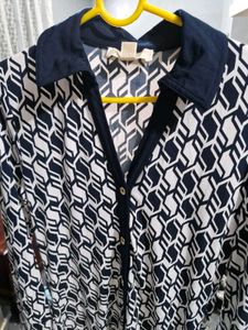 Michael kors Stylish Geometric Print Shirt Dress