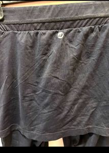 Black Skirted Leggings